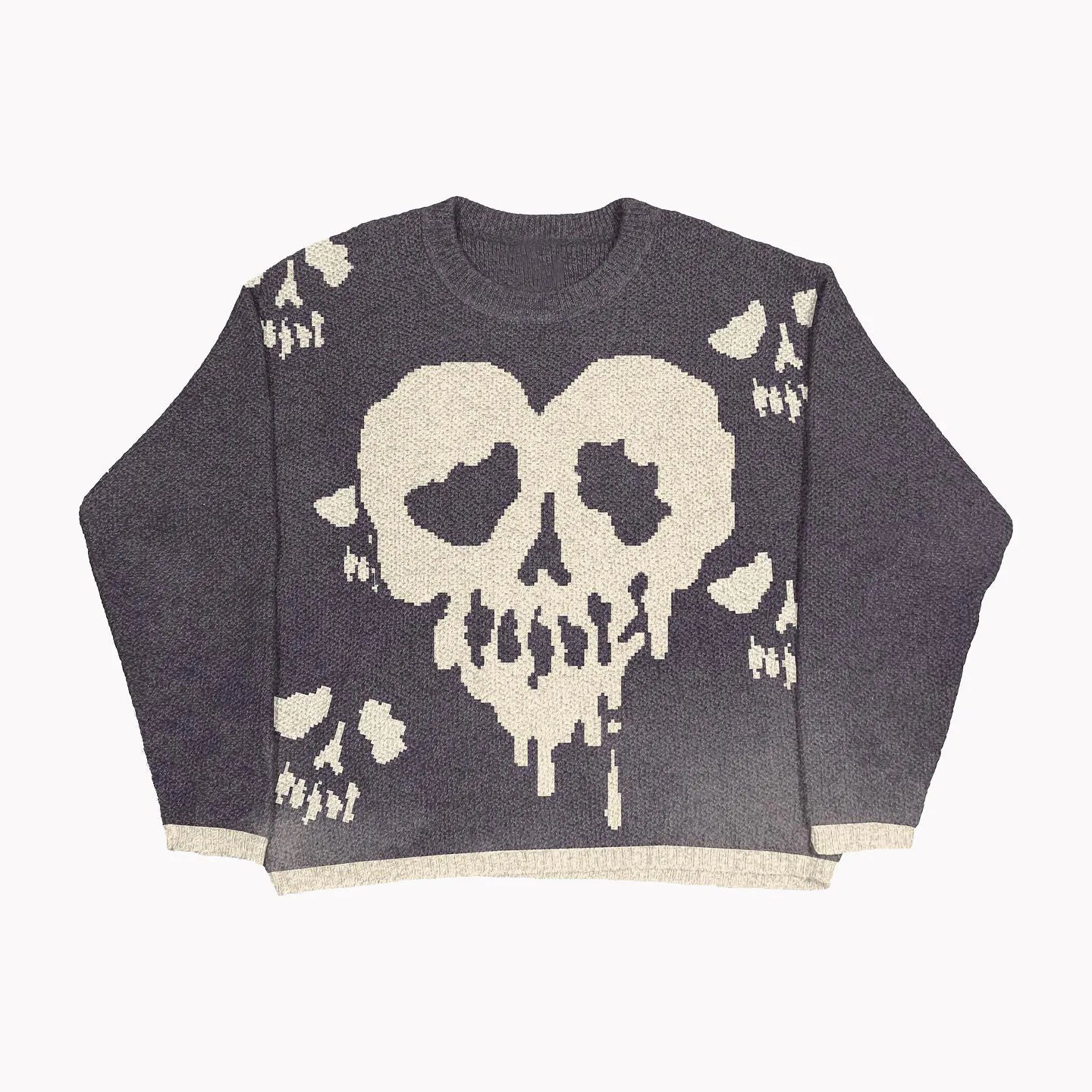 Men and Women'S Hip Hop Knitted Sweater, Harajuku Fashion, Spider Boy Pattern Printed Loose Top, Casual Street Wear Pullover, 20
